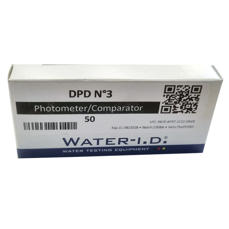 Реактиви DPD3 за измерване на общ хлор, за фотометричен тестер, 50 таблетки  от Water-I.D. справка TbsPD350