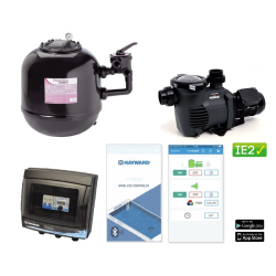 Сет филтрация Powerline Side 26 m³/h, Bluetooth панел - Hayward  от  Hayward Pool справка GFS26P