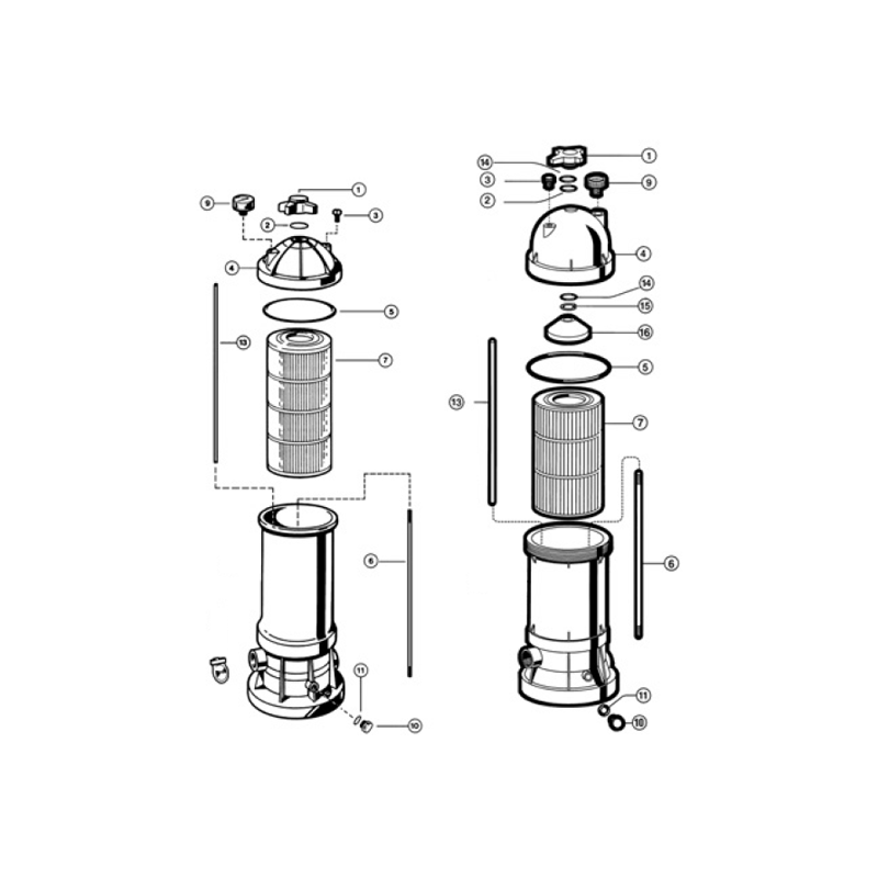 Уплътнение за филтър StarClear / Starclear Plus  от  Hayward Pool справка CX250F