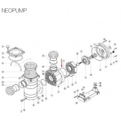 Уплътняващ О-пръстен за помпа HCP4200  от  Hayward Commercial Aquatics справка 500100120004
