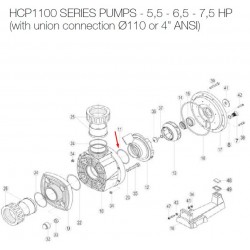 Уплътняващ О-пръстен за помпа HCP4200  от  Hayward Commercial Aquatics справка 500100120004