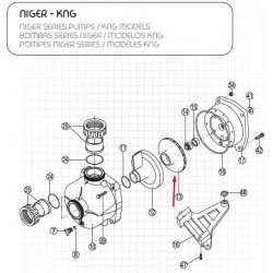 Турбина за помпа MaxEP 1.5 HP, RPUM0013.09R, Hayward  от  Hayward Pool справка 500100070009