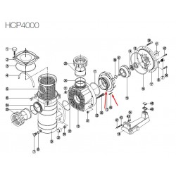 Дифузьор за помпа HCP 4000, Hayward  от  Hayward Commercial Aquatics справка 500100060005