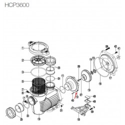 Дифузьор за помпа HCP 3600 (стар модел), Hayward  от  Hayward Commercial Aquatics справка 500100060008