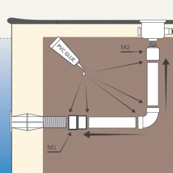 Преден капак от ABS за насрещно течение Marlin  от SpaZone справка 44073040