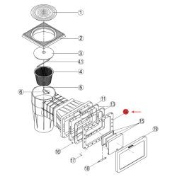 Вътрешна рамка за скимер SKAL-SRAL RSKI0014.00R  от  Hayward Pool справка 500601001400