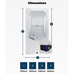 Spa Chill Tub Pro - вана със студена вода 3°C  от SpaZone справка SPA-CTP