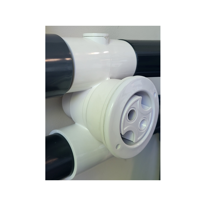 Комплект за хидромасаж за стена, 50 mm, въртяща се дюза Jet-Air III, Pulse-Flo  от  Hayward Pool справка SP1436EPAKB