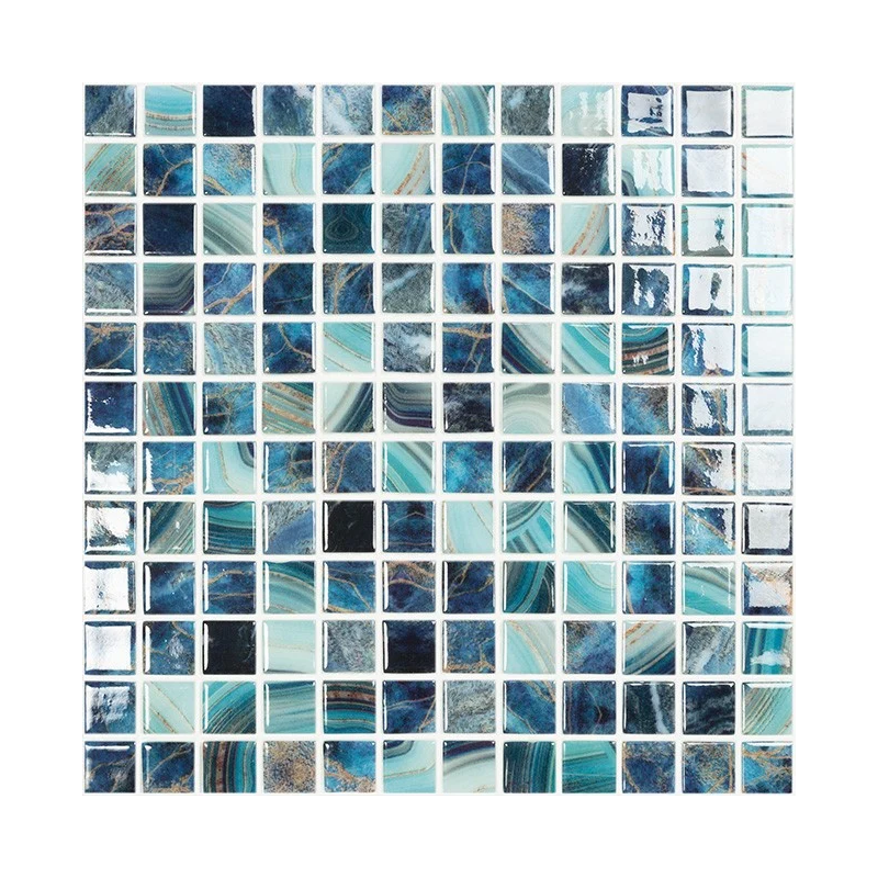 Стъклена мозайка Nature Royal, основа полибонд, 2,5x2,5 cm, кутия 2 m2  от Healthy Swim справка HS5604V