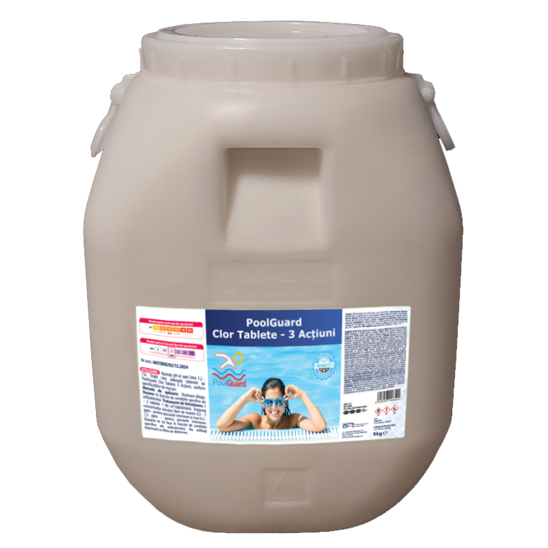 copy of Таблетки с бавен хлор, 3 действия, 5 kg  от Pool Guard справка CHS 392-50PG