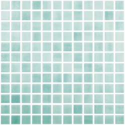 Стъклена мозайка Niebla Verde Caribe, неплъзгаща, основа полибонд, 2,5x2,5 cm, кутия 2 m²  от Healthy Swim справка HS503AV