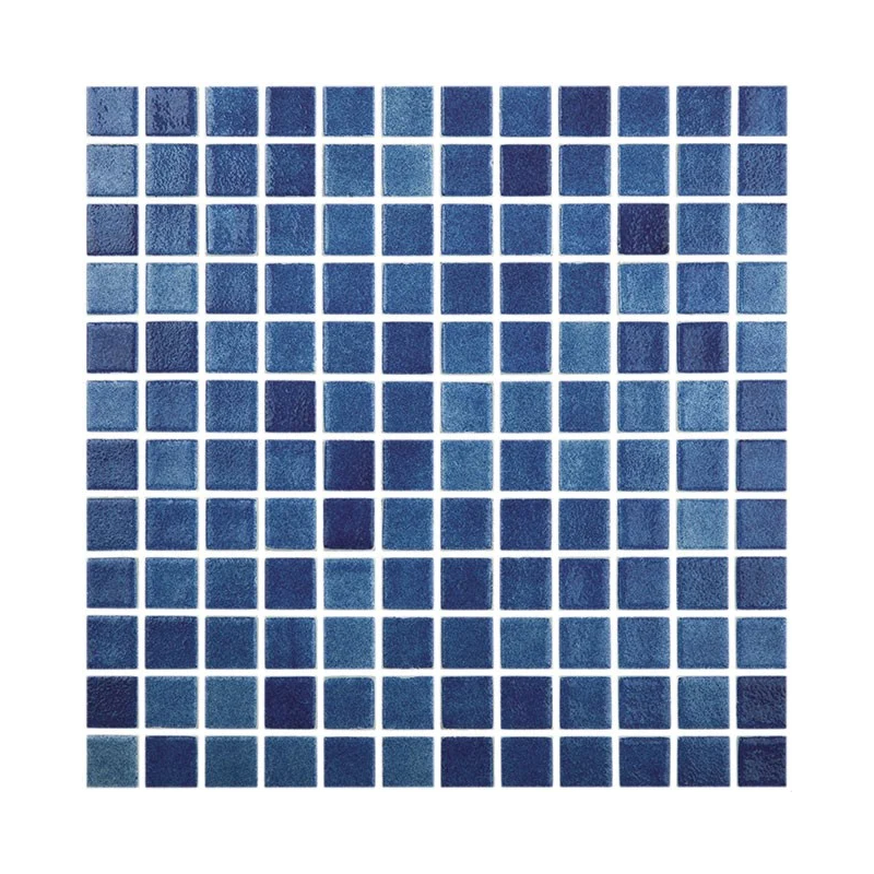 Стъклена мозайка Niebla Albastru Marino, неплъзгаща, основа полибонд, 2,5x2,5 cm, кутия 2 m²  от Healthy Swim справка HS508AV