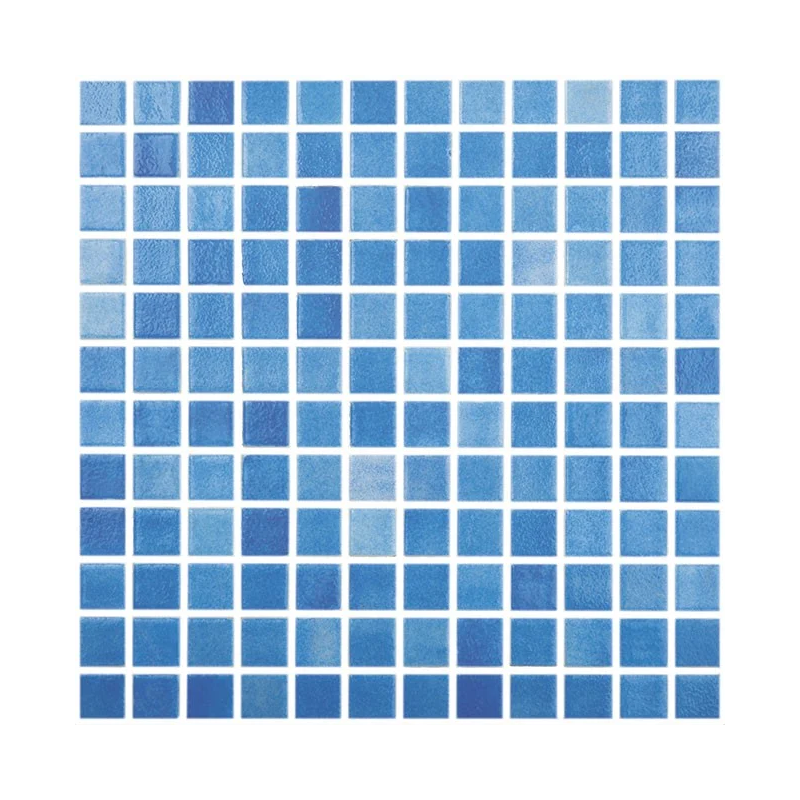 Стъклена мозайка Niebla Celeste, неплъзгаща, основа полибонд, 2,5x2,5 cm, кутия 2 m²  от Healthy Swim справка HS110AV