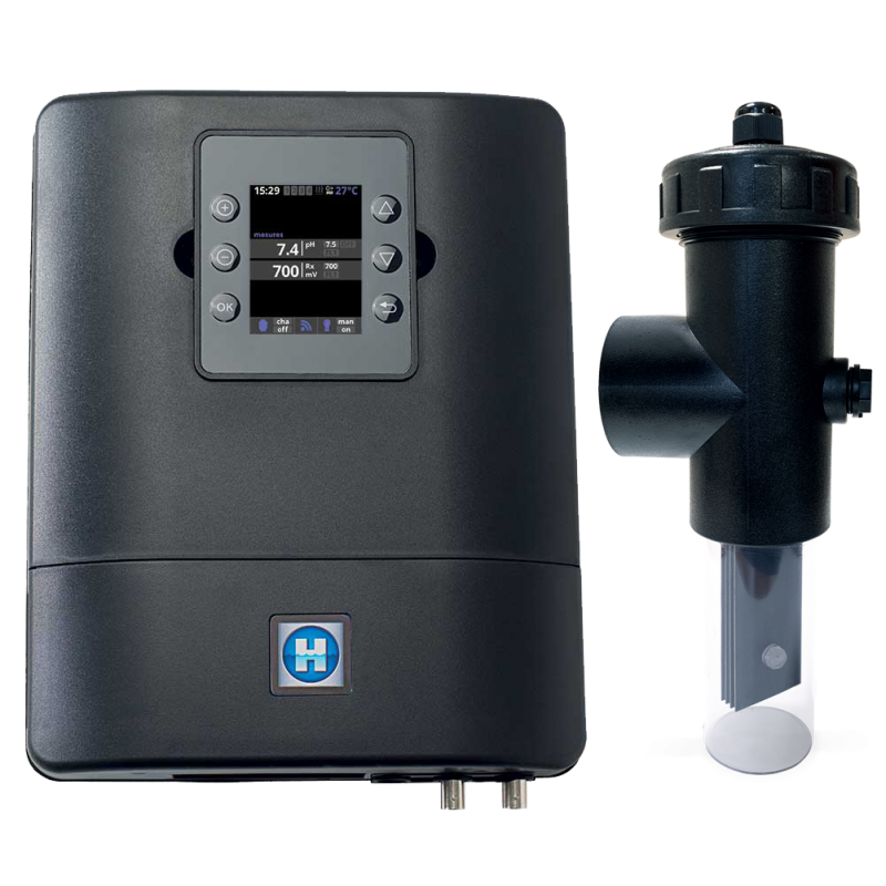 Система за електролиза Aquarite LT 22 g / h, 100 m3, прозрачна клетка, HS Label  от  Hayward Pool справка 0910102200LT
