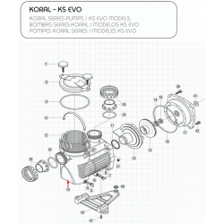 Корпус за помпата KSE EVO KRIPSOL  от Kripsol справка 500100100021
