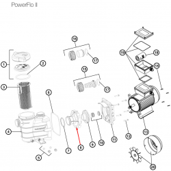 Дифузьор за помпи PowerFlo II и Powerline, SPX8100B, Hayward  от  Hayward Pool справка SPX8100B