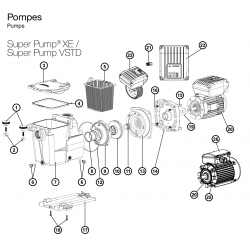 Уплътнение SPX1600S на капака на предфилтъра за помпи Super Pump XE, Super Pump VSTD, Super Pump XW и Super Pump Pro, Hayward...