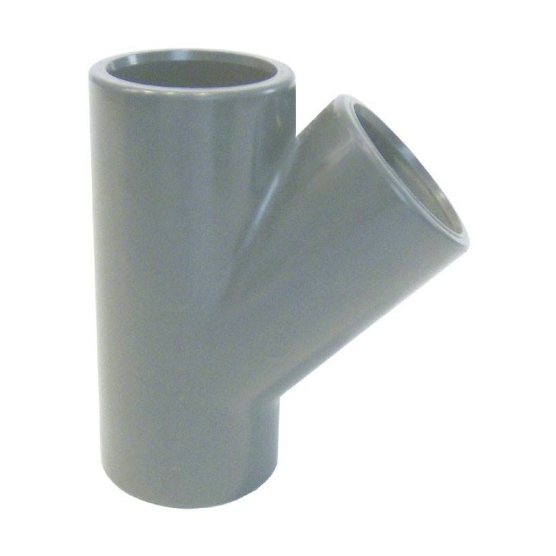 Тетка PVC-U, D50, 45 градуса Coraplax  от Coraplax справка 7111050