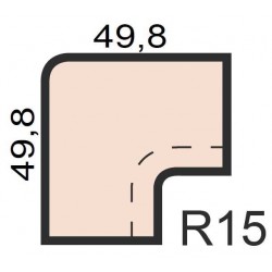 Вътрешен ъгъл 32 cm R15  от Pierra справка PMA3215