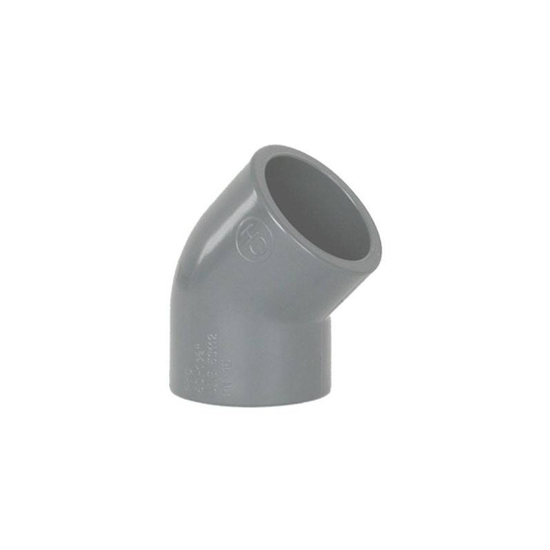 Коляно PVC D160, 45 градуса Coraplax  от Coraplax справка 7102160