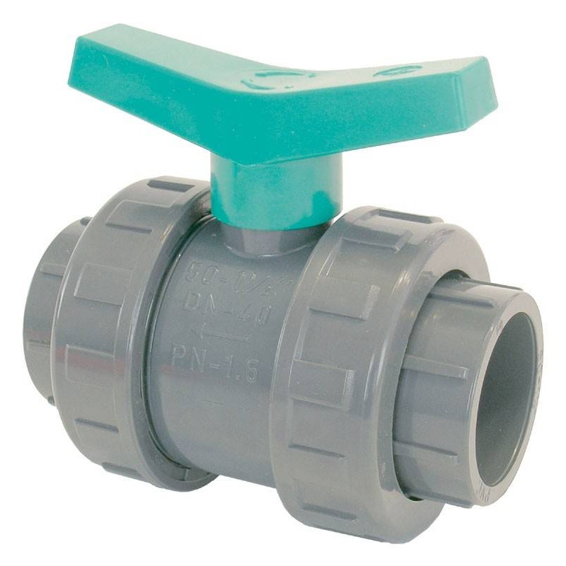 Сферичен PVC кран D40 Coraplax  от Coraplax справка 1010040