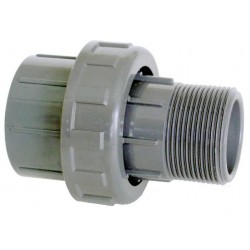 Холендър PVC D50-1 1/2" външна резба Coraplax  от Coraplax справка 7404050