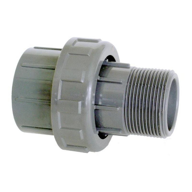 Холендър PVC D75-2 1/2" външна резба Coraplax  от Coraplax справка 7404075