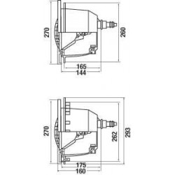 Прожектор за бетон без крушка, Hayward  от  Hayward Pool справка 3478KITE