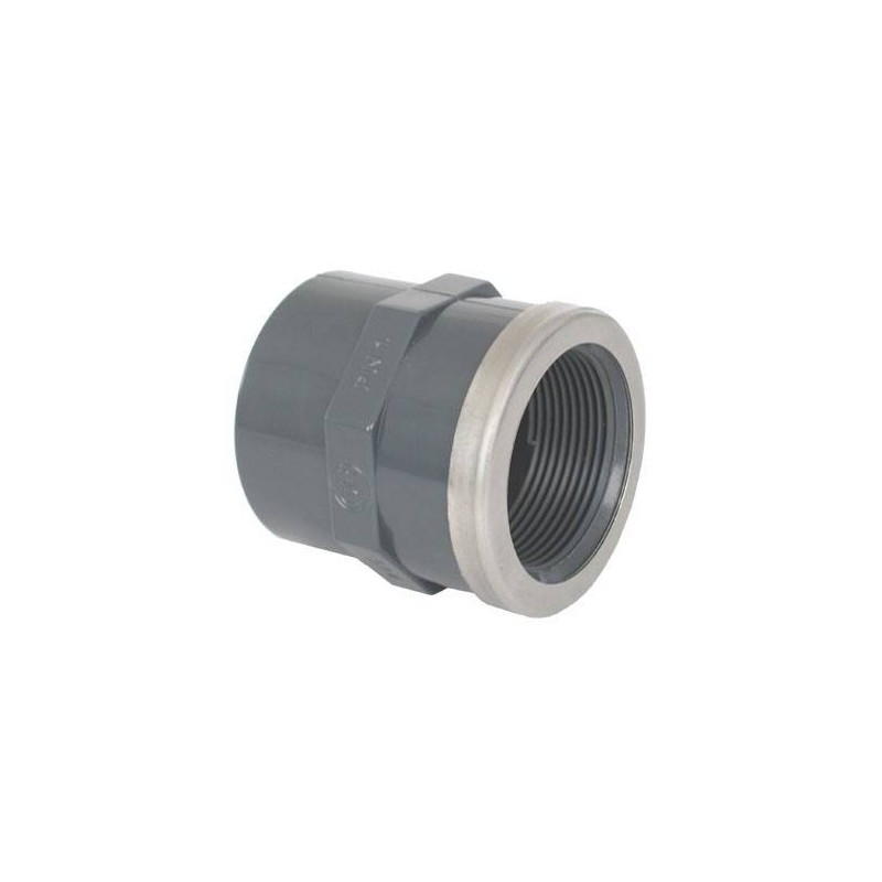 Муфа смесена PVC, подсилена D20-1/2" вътрешна резба  от Coraplax справка 7305620
