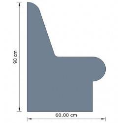 Пейка от EPS с наклонена облегалка  от  справка EPS002
