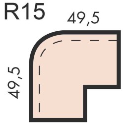 Външен ъгъл 32 cm R15  от Pierra справка PMA321