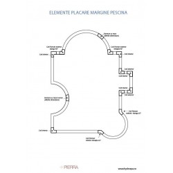 Борд заоблен 50x32 cm радиус 200 cm  от Pierra справка PMC32200