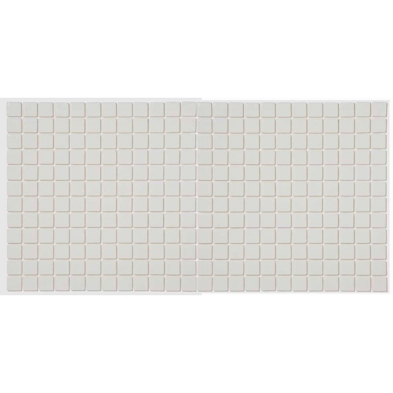 Стъклена мозайка Claro бяла, основа полибонд, 2,5x2,5 cm, кутия 2 m2  от SpaZone справка HS180