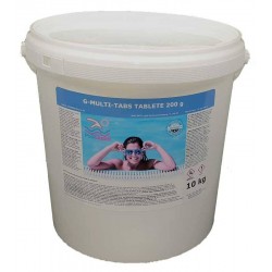 Таблетки Multi-Tabs бавен хлор за басейн 10kg  от Pool Guard справка CHS 392-10