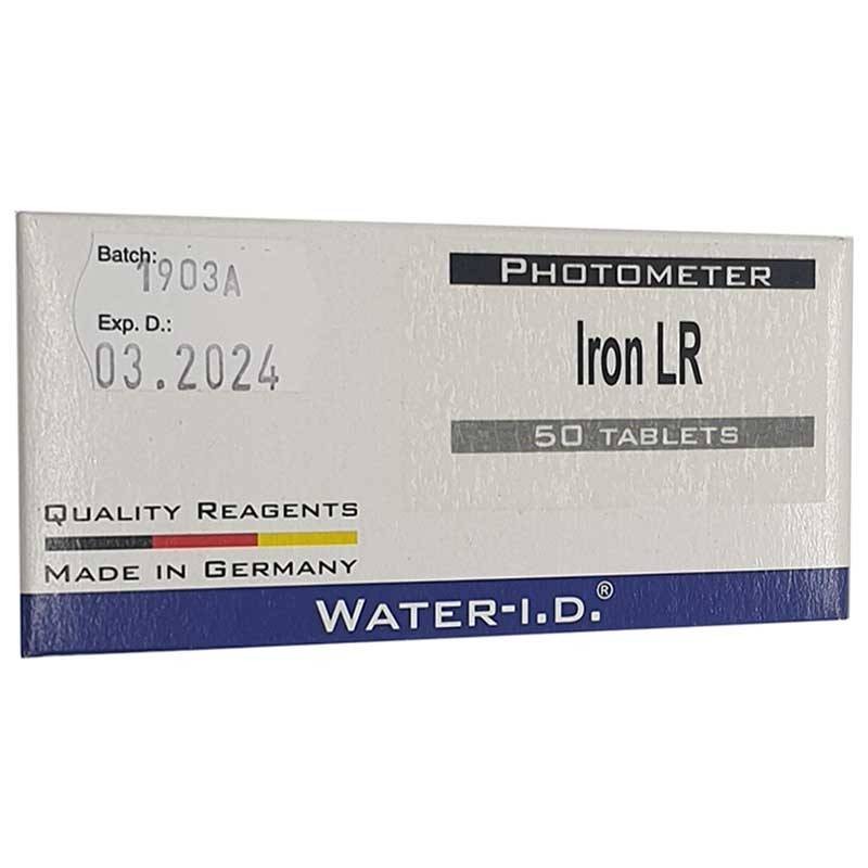 Iron LR реактиви, фотометър, 50 таблетки  от Water-I.D. справка TbsPILR50