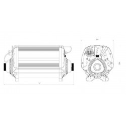 Титаниев електрически нагревател 24 kW SFS Joey Analog  от  Elecro Engineering справка SFS-24