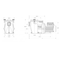 Рециркулационна помпа RS II 3,00 hp Hayward  от  Hayward Pool справка RS3030EV3