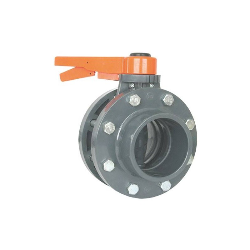 Кран пеперуда PVC-U с фланец D200  от Coraplax справка 2400200