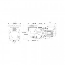 Рециркулационна помпа с променлива скорост Max-Flo XL VSTD 1,0 hp Hayward  от  Hayward Pool справка SP2310VSTD
