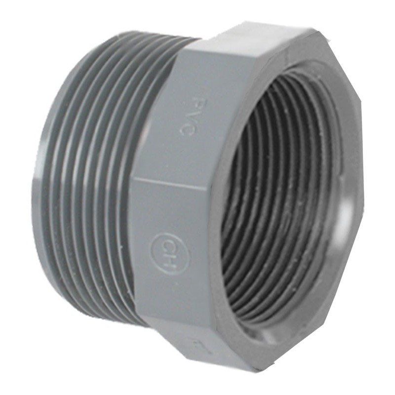 Редуктор PVC 3/4" външна резба -1/2" вътрешна резба  от Coraplax справка 7212027