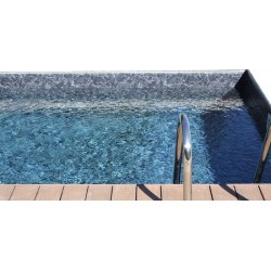 Облицовка PVC 1,5 mm Pearl Black Design  от Soprema Pool справка 156975/PB