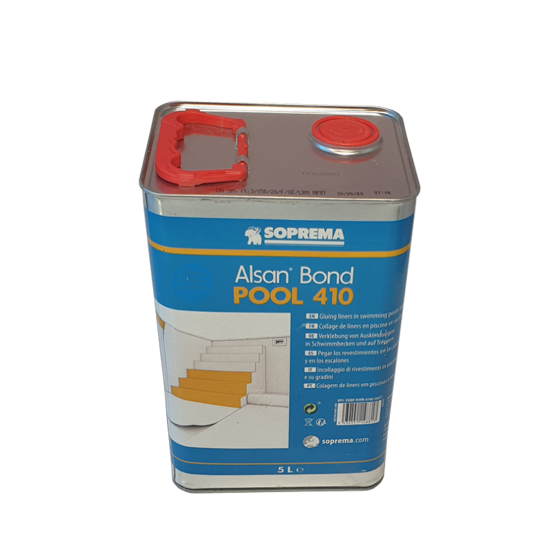 Лепило за облицовка 5 l - Alsan Bond Pool 410  от Soprema Pool справка ALSBNDPL