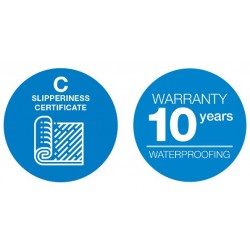 Облицовка PVC Неплъзгаща 1,5 mm Azure Blue Grip  от Soprema Pool справка 237747/AB
