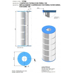 Филтърна касета Terra 150  от AstralPool справка 19788