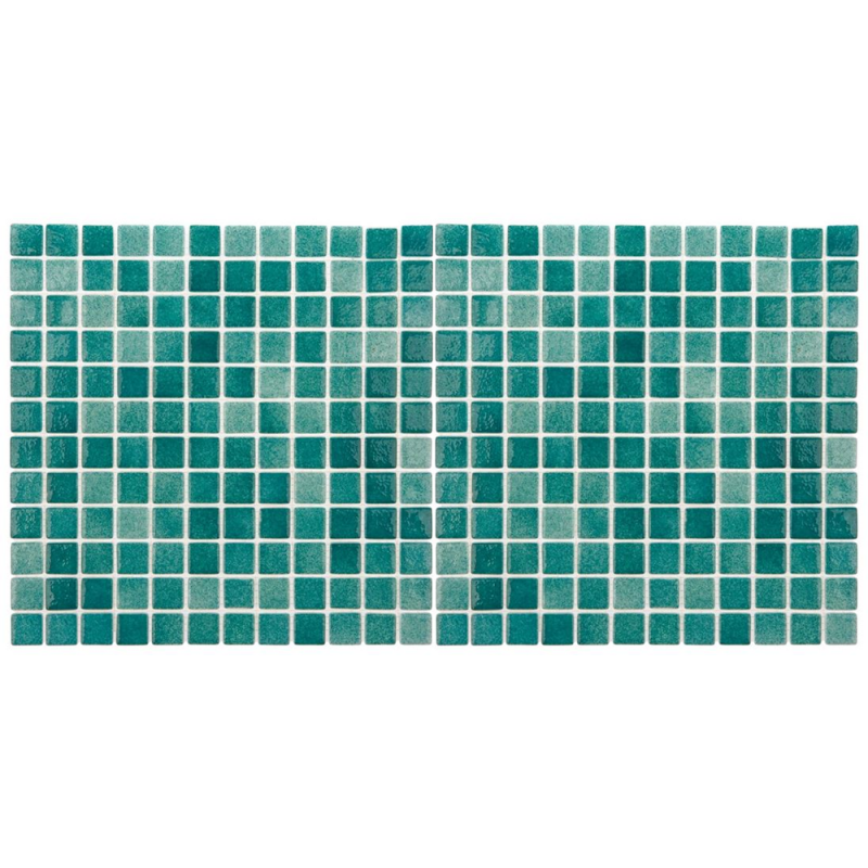Стъклена мозайка Niebla Caraibe, основа полибонд, 2,5x2,5 cm, кутия 2 m²  от SpaZone справка HS507
